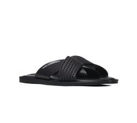 KARL LAGERFELD Klapki KASTOR IV Kross Strap Sandal KL7021 Negro Unisex KL70214C-000 41