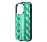 Karl Lagerfeld KLHCP14LPGKLSKN - Carcasa rígida para iPhone 14 Pro de 6,1", Color Verde y Verde