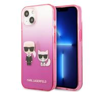 Karl Lagerfeld KLHCP14MTGKCP - Carcasa rígida para iPhone 14 Plus de 6,7", color rosa y rosa