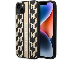 KARL LAGERFELD KLHCP14SPGKLSKW Funda rígida para iPhone 14 de 6.1 Pulgadas Marrón/Marrón Mon
