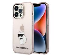 KARL LAGERFELD KLHCP14XHNCHTCP - Carcasa rígida para iPhone 14 Pro MAX