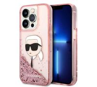 Karl Lagerfeld KLHCP14XLNKHCP - Carcasa rígida para iPhone 14 Pro MAX 6,7 Pulgadas, Color Rosa