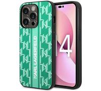 Karl Lagerfeld KLHCP14XPGKLSKN - Carcasa rígida para iPhone 14 Pro MAX 6,7", Color Verde y Verde