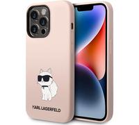 KARL LAGERFELD KLHCP14XSNCHBCP - Carcasa rígida para iPhone 14 Pro MAX