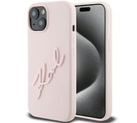 Funda Karl Lagerfeld Karl Script Rosa - iPhone 15