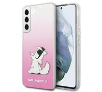 Karl Lagerfeld KLHCS22MCFNRCPI - Funda para S22+ S906, Color Rosa