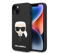 KARL LAGERFELD KLHMP14MSLKHBK - Carcasa rígida para iPhone 14 Plus de