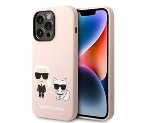 KARL LAGERFELD KLHMP14XSSKCI - Carcasa rígida para iPhone 14 Pro MAX 6