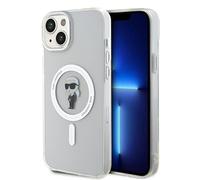 Karl Lagerfeld KLHMP15MHFCKNOT - Carcasa rígida para iPhone 15 Plus de 6,7", diseño icónico