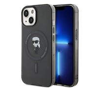 KARL LAGERFELD KLHMP15SHFCKNOK - Carcasa rígida para iPhone 15 de 6,1 Pulgadas, Color Negro