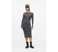 Karl Lagerfeld Klj Ls Ribbed Dress Washed Black Talla: XS | Vestidos Midi Outlet | Mujer | Negro