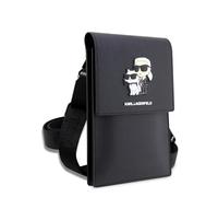 KARL LAGERFELD KLWBSAKCPMK Saffiano Karl & Choupette - Bolsa de transporte para bicicleta, color negro