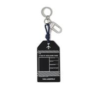 Karl Lagerfeld Llavero 'Monogram' negro / blanco One Size negro / blanco