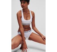 Karl Lagerfeld Logo Bralette White Talla: M | Brasieres Outlet | Mujer | Blanco