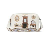 KARL LAGERFELD Maybelle - Choupette Crossbody para mujer (paquete de 1), Oro blanco/multicolor, M, Maybelle Royal Bolso de hombro