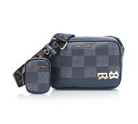 KARL LAGERFELD Maybelle Phone Crossbody, Correa para para Mujer, Azul/índigo, Medium
