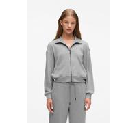Karl Lagerfeld Medium Grey Melange Signature Lurex Zip Up Talla: S | Chaquetas Finas Outlet | Mujer | Gris