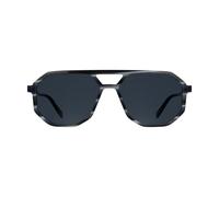 KARL LAGERFELD Men's Sunglasses KL6226S - Striped Blue with Solid Black Lens