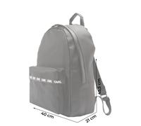 Karl Lagerfeld Mochila negro / blanco One Size negro / blanco