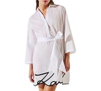 Karl Lagerfeld Mujer Karl Dna Signature Beach Dress White M