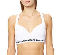 KARL LAGERFELD Mujer Sujetador acolchado Logo Blanco XL