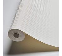 Karl Lagerfeld Papel Pintado Liso Stripes A.S. Création Papel pintado tejido no tejido 10.05 m x 0.53 m Beige Crema Gris Fabricado en Alemania 378503 37850-3