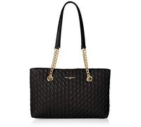 Karl Lagerfeld Paris Bolso de mano Karolina para mujer, dorado (Blk/Gold), Talla única