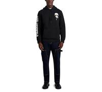Karl Lagerfeld Paris Karl Character - Sudadera con Capucha para Hombre, Color Negro, L, Negro, L
