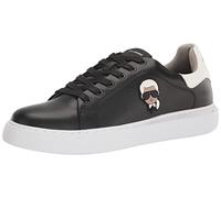 Karl Lagerfeld Paris Karl Head - Zapatillas con cordones, Negro, 44.5 EU