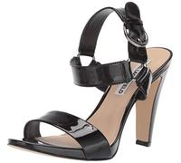 Karl Lagerfeld Paris Women's Cieone Evening Ankle Strap Dress Heel Heeled Sandal, Black, 8.5