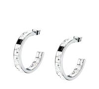 KARL LAGERFELD Pendientes Pendientes De Aro Con Cristales