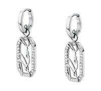KARL LAGERFELD Pendientes Pendientes De Gota Pavé De Signature
