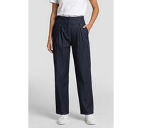 Karl Lagerfeld Pleated Paper Bag Denim Pants Dark Blue Talla: W28 | Pantalones Outlet | Mujer | Azul