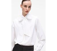 Karl Lagerfeld Retro Poplin Bow Blouse White Talla: 42 | Blusas Outlet | Mujer | Blanco