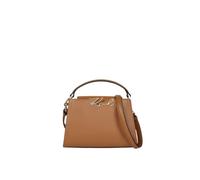 KARL LAGERFELD Sac Bandoulière Signature Mini Cuir Caramel, Marron, Taille unique