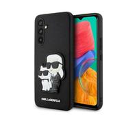 Karl Lagerfeld Saffiano Karl & Choupette Estuche rígido KLHCA34SANKCPK, Negro - Samsung Galaxy A34 5G