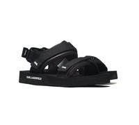 KARL LAGERFELD Sandały ATLANTIK Double Strap Sandal KL7051 Negro Unisex KL70510-40X 45