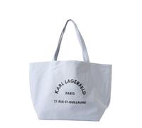 Karl Lagerfeld Shopper 'Rue St-Guillaume' azul claro / negro One Size azul claro / negro