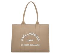 Karl Lagerfeld K/Rue St Guillaume Bolsa shopping beige, algodón, mujer
