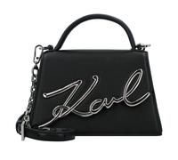 Karl Lagerfeld Bolso de mano negro / plata One Size negro / plata