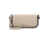Karl Lagerfeld Signature Bolsa de hombro Piel natural 24 cm beige