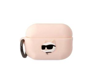Karl Lagerfeld Silicone NFT Choupette Head 3D Carcasa AirPods Pro 2, Rosa