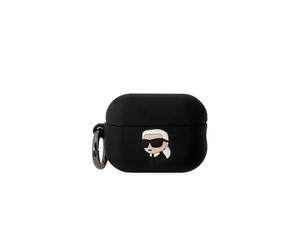 Karl Lagerfeld Silicone NFT Karl Head 3D Carcasa AirPods Pro 2, Negro