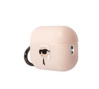 Karl Lagerfeld Silicone NFT Karl Head 3D Carcasa AirPods Pro 2, Rosa