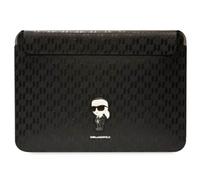 Karl Lagerfeld Sleeve KLCS16SAKHPKK 16" Negro Saffiano Monogram Iconic
