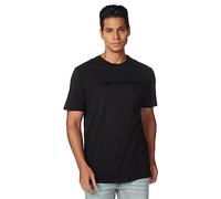 KARL LAGERFELD Soft Crew Neck Tonal Logo Short Sleeve T-Shirt Camiseta, Negro, XL Hombres