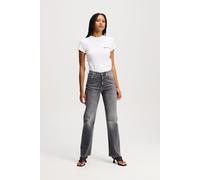 Karl Lagerfeld Straight Denim Washed Light Grey Talla: W25L32 | Pantalones Rectos Outlet | Mujer | Azul