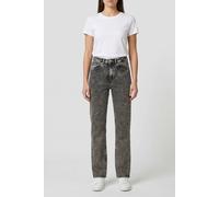 Karl Lagerfeld Straight W/ Slit Acid Dark Grey Talla: W29L30 | Vaqueros Rectos Outlet | Mujer | Gris