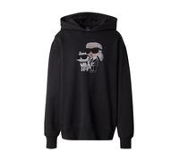 Karl Lagerfeld Sudadera 'Ikon' beige / negro / blanco XS beige / negro / blanco