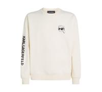 Karl Lagerfeld Sudadera 'Ikon' crema / negro M crema / negro